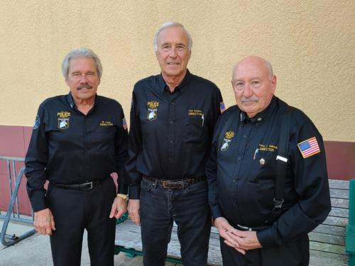 Distribution of Police Foundation Gift Cards to Officers and Staff of the Marco Island Police Department by President Vernon Geberth and Directors Bill Young and Bob Myslivec